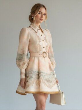 Zimmerman Rebellion Marine Mini Dress